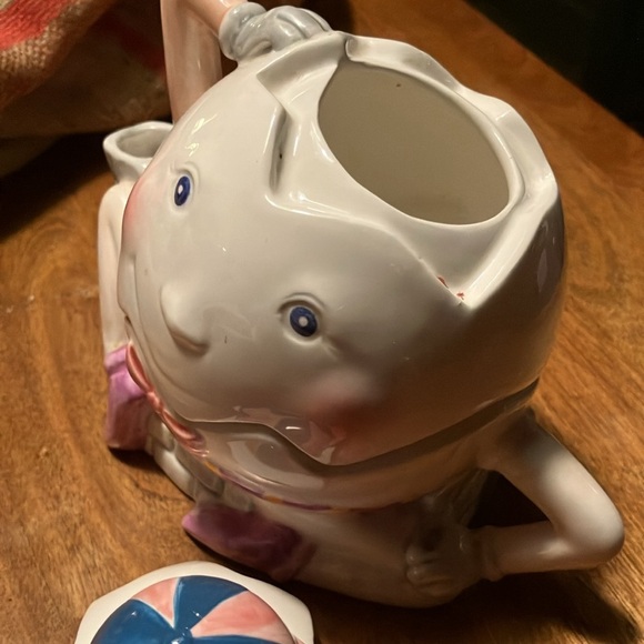 Humpty Dumpty creamer and sugar set vintage ceramic piece - Picture 2 of 11